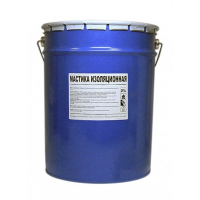 Мастика битумная МБИ изоляционная (ведро 15 л., 16 кг)